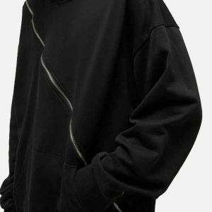 retro zip up hoodie [edgy] streetwear essential 1123